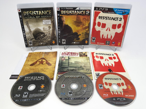 Resistance 3 trilogy - 1+2+3,